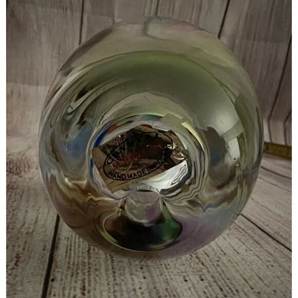 Confetti Hand Blown Candle Holder Votive Great Condition - Picture 10 of 12